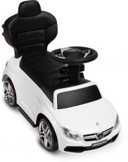 Машинка для катання Caretero (Toyz) Mercedes AMG C63 з батьківською ручкою White